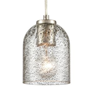 Sprinkle 5'' Wide 1-Light Mini Pendant - Satin Nickel 4