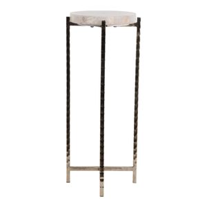 DUNEROSE WHITE TABLE 27 (IN) 4