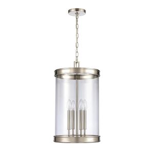 Mendoza 12.75'' Wide 4-Light Pendant - Polished Nickel 2