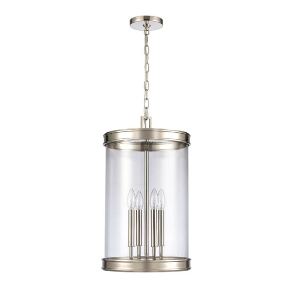 Mendoza 12.75'' Wide 4-Light Pendant - Polished Nickel