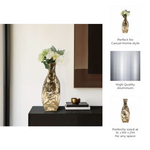 JADEBURN GOLD VASE 23 (IN) 11