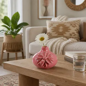 FLYNNRUN PINK VASE 5 (IN) 12