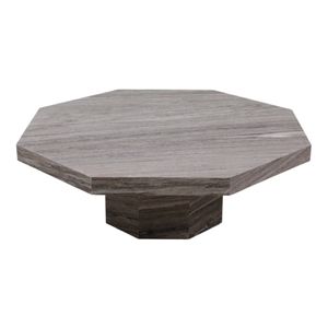 STONEVIEW BLACK COFFEE TABLE 16 (IN) 6