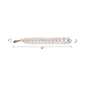 FORDHAMLEY WHITE BEAD 2 (IN) 7