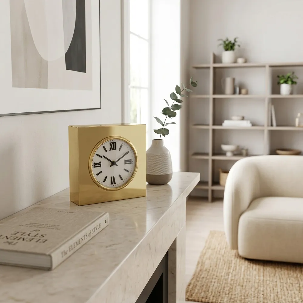 RYLANWOOD BLACK CLOCK 6 (IN)