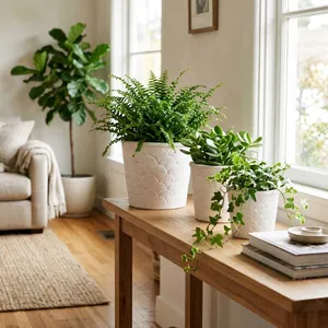 ROLANDGATE SET OF 3 BROWN PLANTER 9 (IN) 10