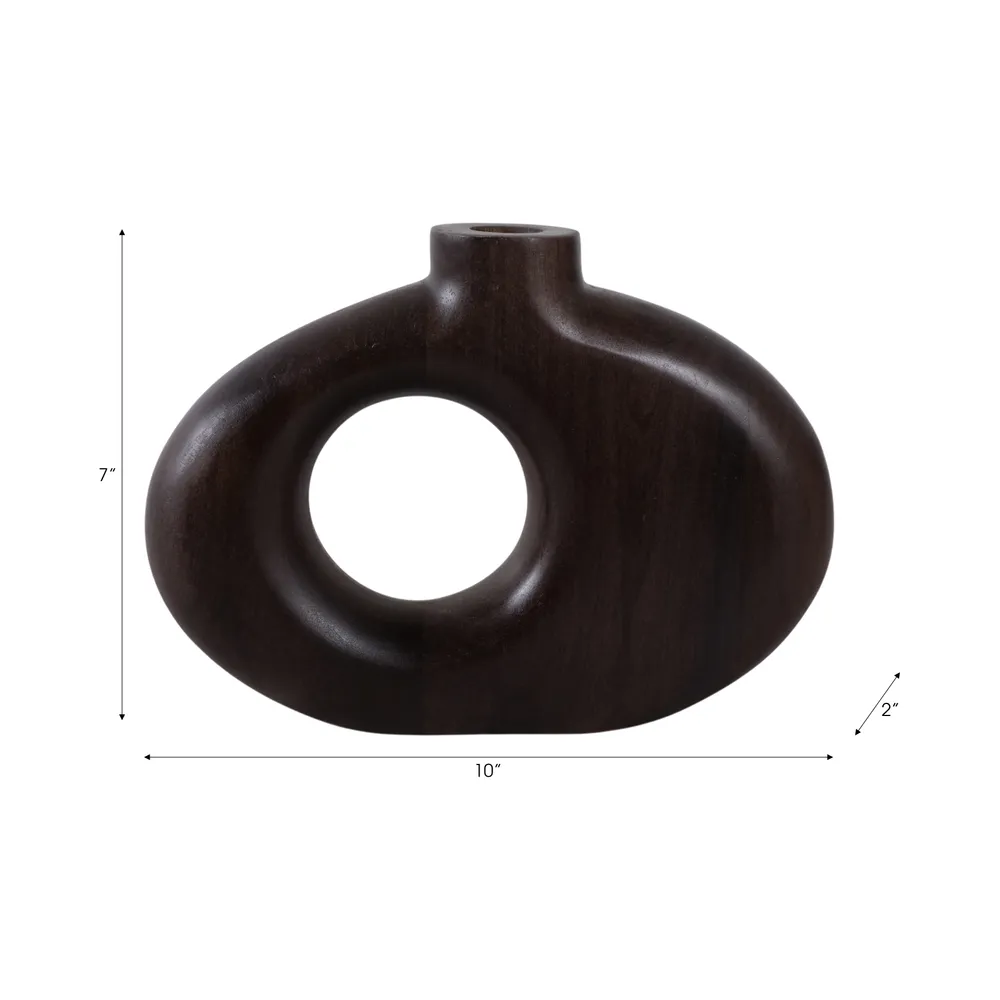 GRIFFINMOOR BROWN VASE 7 (IN)