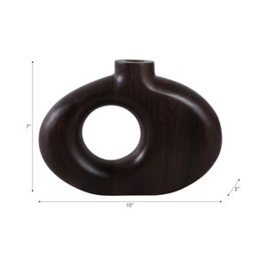 GRIFFINMOOR BROWN VASE 7 (IN) 9