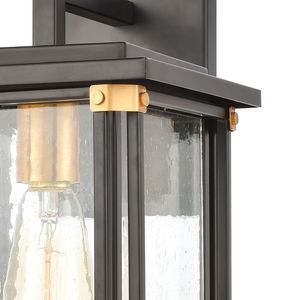 Vincentown 14'' High 1-Light Outdoor Sconce - Matte Black 5