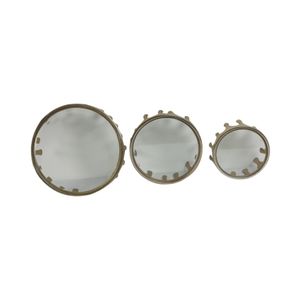 FRAZIERSTONE SET OF 3 GOLD TRAY 6 (IN) 8