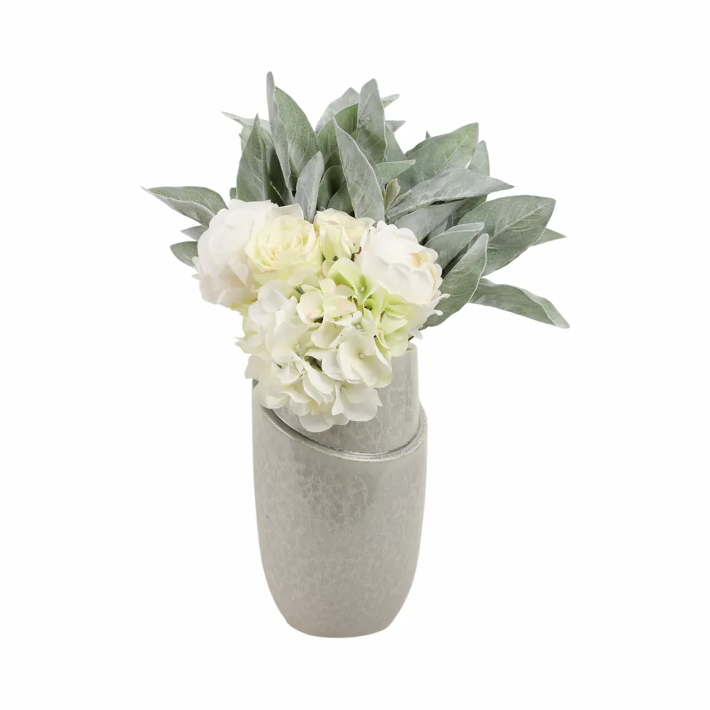 GREYSONSTONE GRAY VASE 11 (IN)