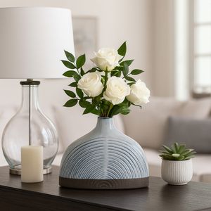 ELDERGROVE BLUE VASE 8 (IN) 2