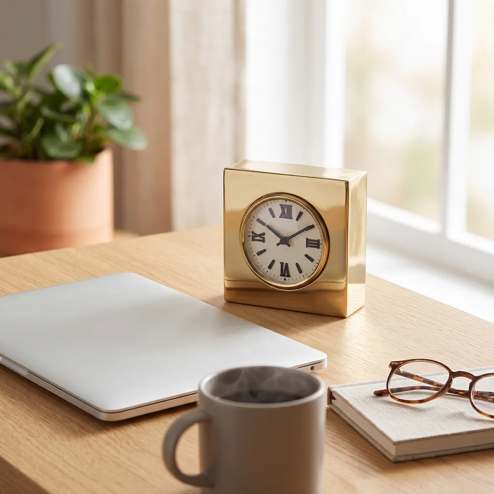 RYLANWOOD BLACK CLOCK 6 (IN)