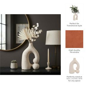 EMMONSHAM WHITE VASE 13 (IN) 11
