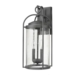 Catalonia 19″ High 2-Light Outdoor Sconce - Distressed Zinc 3