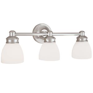 Spencer 21.5'' Wide 3-Light Sconce - Chrome 1