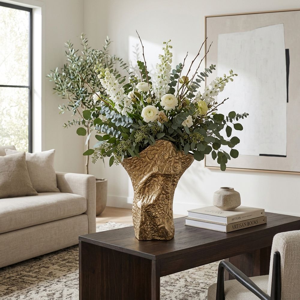 DALTONHAM GOLD VASE 18 (IN)