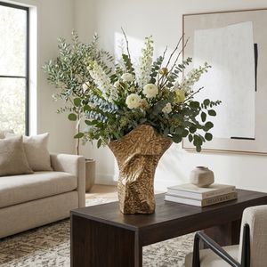 DALTONHAM GOLD VASE 18 (IN) 10