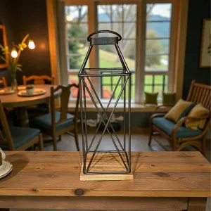 Ironspire Lantern 5x5x14in 2