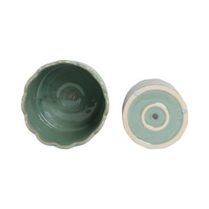 MORGANWIND SET OF 2 GREEN PLANTER 7 (IN) 7