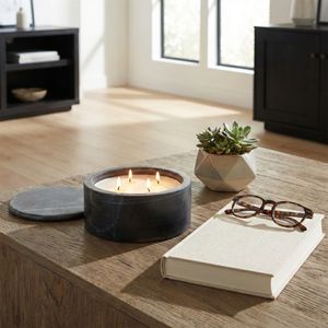 CASEYVALE GRAY CANDLE 4 (IN) 12