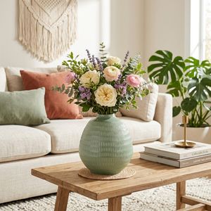 PAGEROSE GREEN VASE 8 (IN) 2