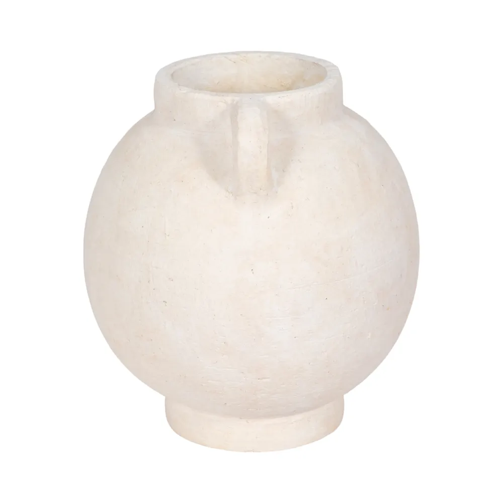 CORBINFORD WHITE VASE 10 (IN)