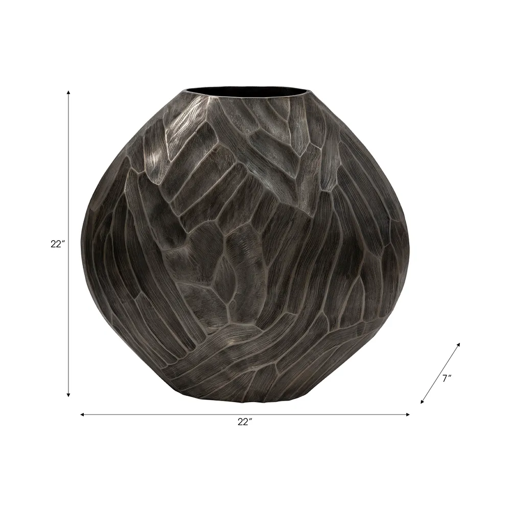 ARLENCLIFF SILVER VASE 22 (IN)