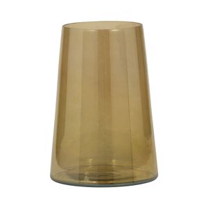 HARLANGROVE GOLD GLASS VASE 8 (IN) 4