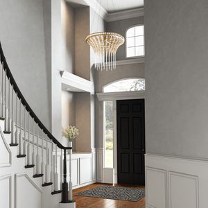 Fantania 36'' Wide 8-Light Chandelier - Champagne Gold 7