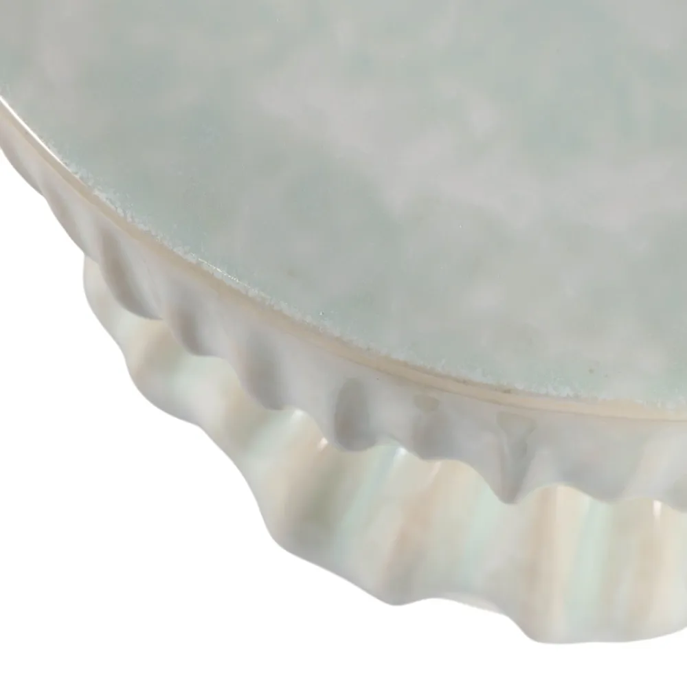 LEONAMILL WHITE GARDEN STOOL 19 (IN)