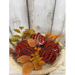 Pumpkin Coasters Set 4 3.9x3.2 1