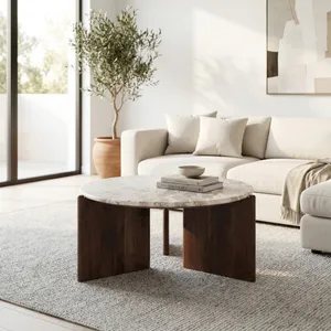 HALSEYCLIFF BROWN COFFEE TABLE 18 (IN) 2