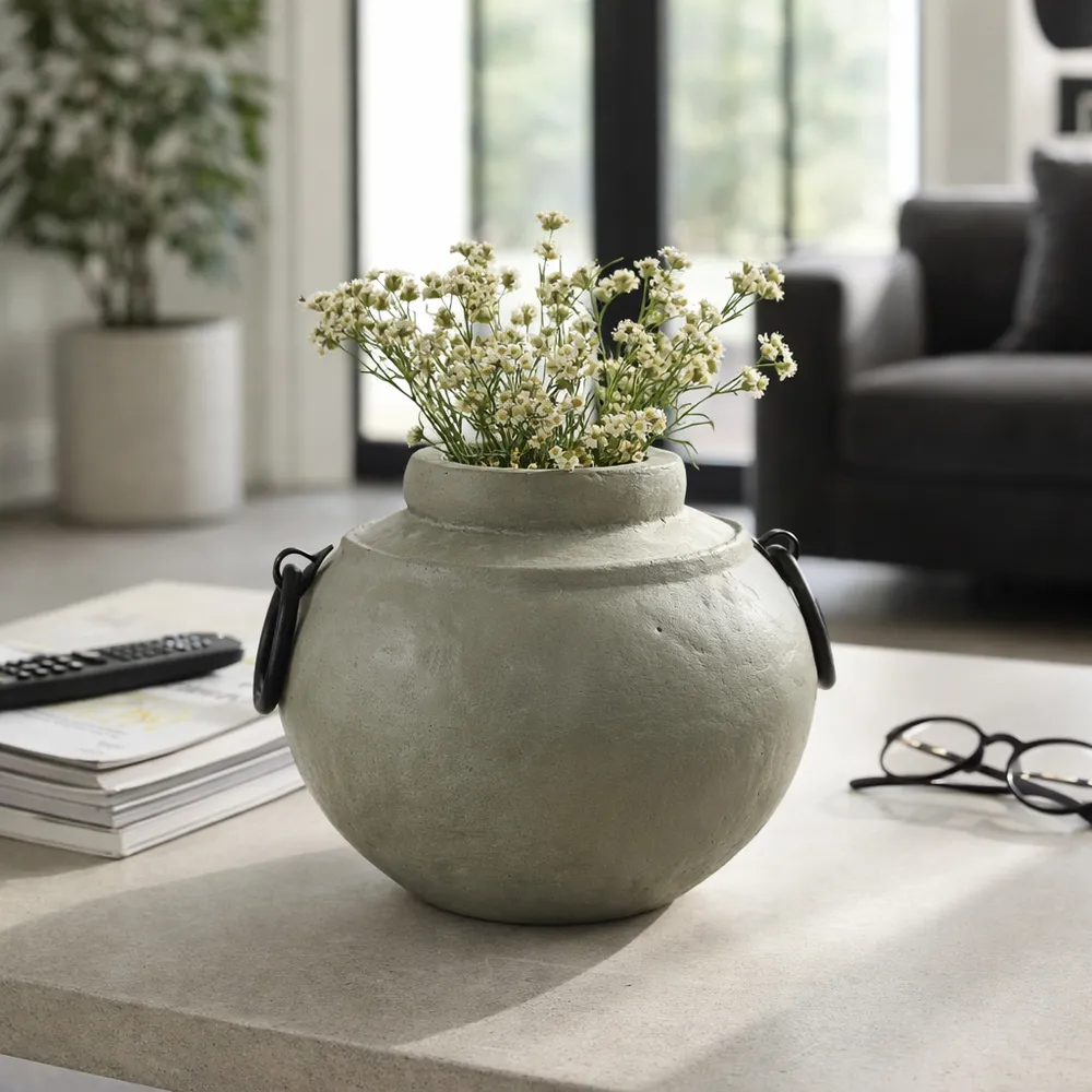 HAROLDWOOD GREEN VASE 10 (IN)