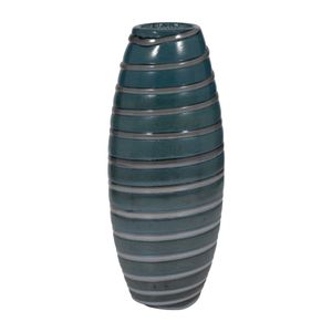 DENVERRIDGE BLUE GLASS VASE 15 (IN) 1