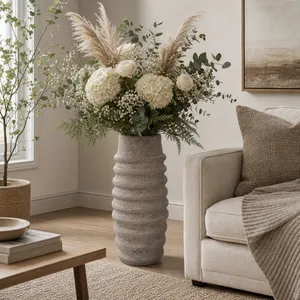 COVEMILL TAN VASE 29 (IN) 9