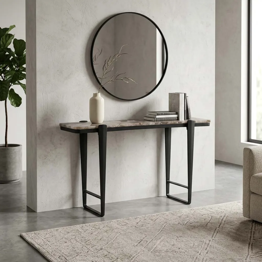 WAYLANDWAY GRAY CONSOLE 33 (IN)