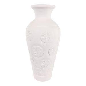 NASHFIELD WHITE VASE 22 (IN) 6