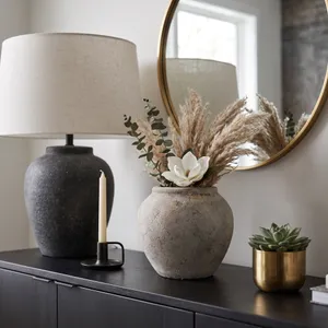 TRUEHAVEN TAN VASE 9 (IN) 2