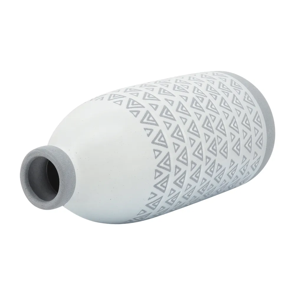 BROCKBEACH GRAY VASE 18 (IN)