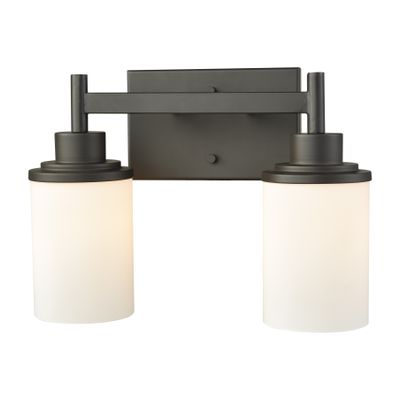 Belmar 13″ Wide 2-Light Vanity Light - Oil Rubbed Bronze
