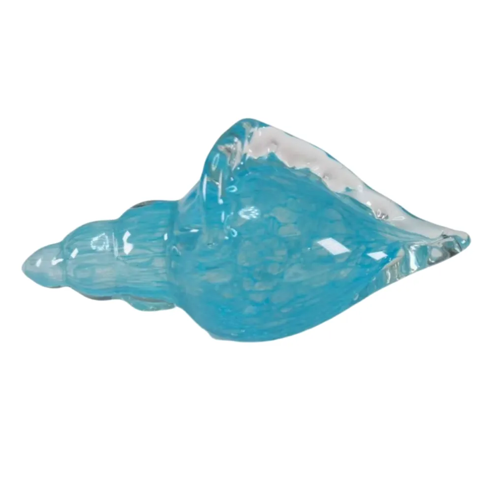 4-3/4" BLUE GLASS SHELL 190G