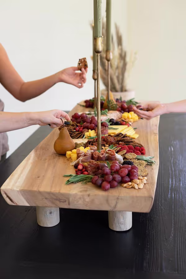 Giant Suar Wood Charcuterie Board