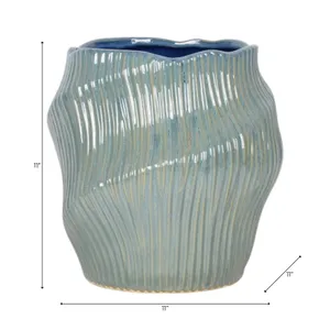 DORSEYSTONE BLUE VASE 11 (IN) 7