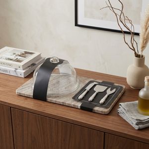 FIONALEY SET OF 5 BROWN SERVEWARE 6 (IN) 11