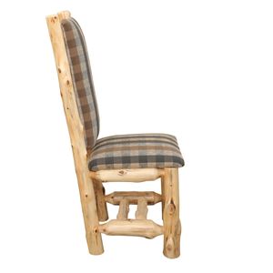 Cedar High Back Upholstered Side Chair - Coffee - Customer's Own Material 6