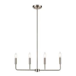 Park Slope 25'' Wide 4-Light Chandelier - Brushed Nickel 1