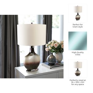 BARCLAYDALE GRAY LAMP 32 (IN) 8