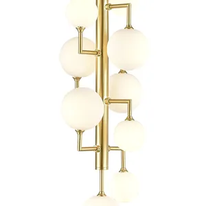 Keir 8″ Wide 13-Light Chandelier - Gold 3