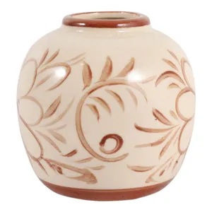 LEILAWORTH BROWN VASE 6 (IN) 5